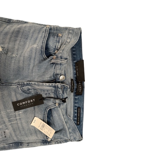 PacSun Blue Distressed Skinny Jeans - Picture 6 of 9